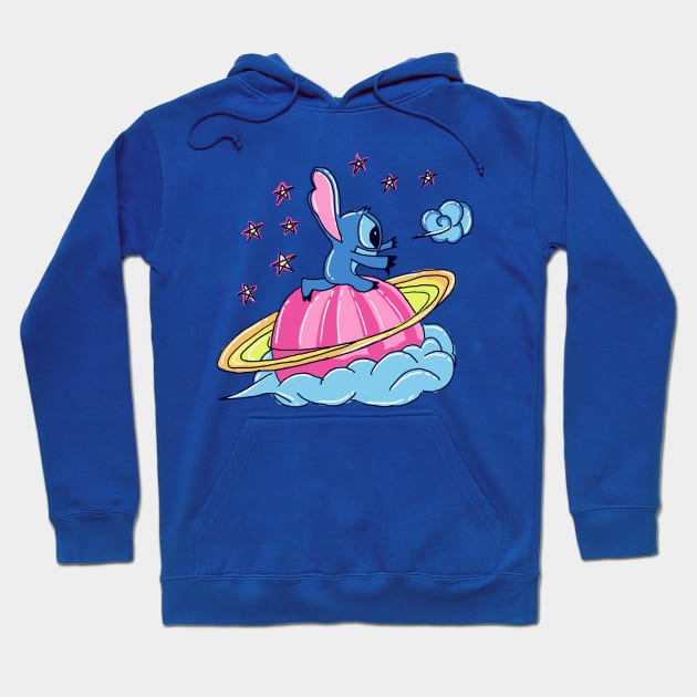 Stitch in space Hoodie by animericans